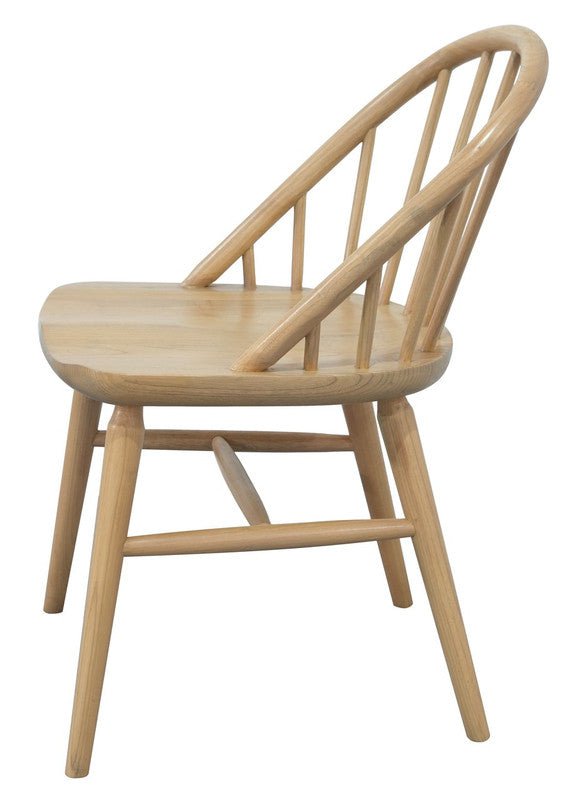 Vera Solid Oak Dining Chair - Set of 2 (Natural) Payday Deals