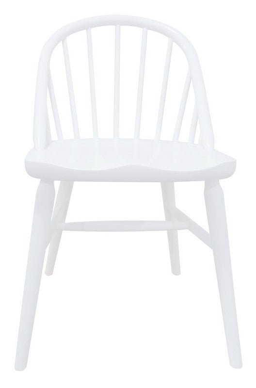 Vera Solid Oak Dining Chair - Set of 2 (White) Payday Deals