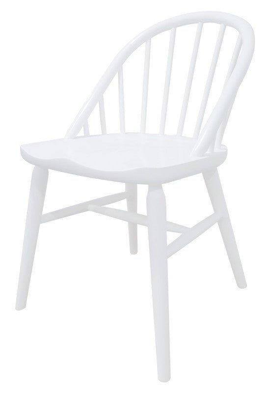 Vera Solid Oak Dining Chair - Set of 2 (White) Payday Deals