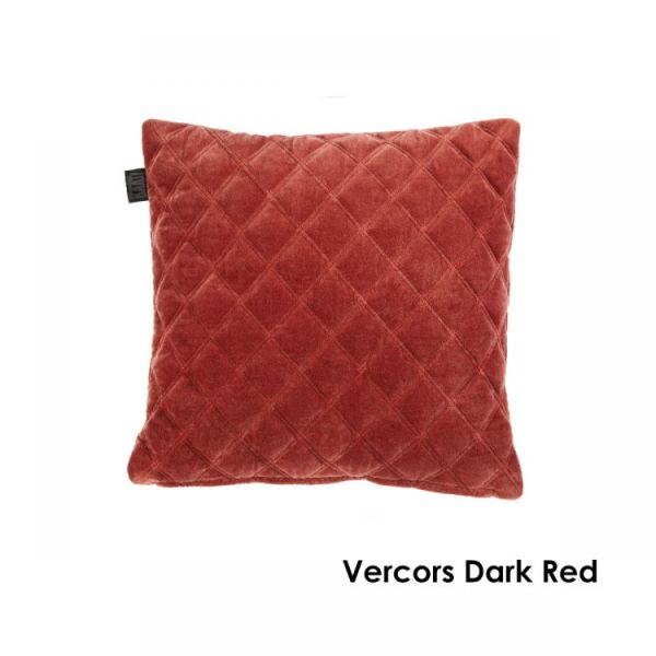 Vercors Cotton Dark Red Cushion by Bedding House Payday Deals