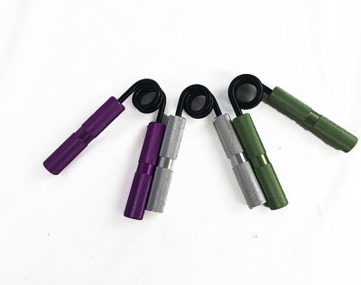 VERPEAK 3 Pack Metal Hand Grip Strengthener Set with Carry Bag (100lb Purple, 150lb Silver, 200lb Green) VP-HG-101-BT Payday Deals