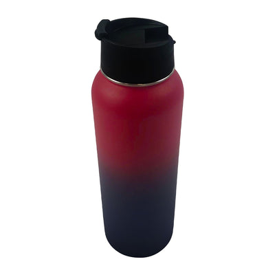 Verpeak 40oz Vacuum Insulated Water Bottle 3 Lids Straw Red Purple VP-IWB-101-HL Payday Deals