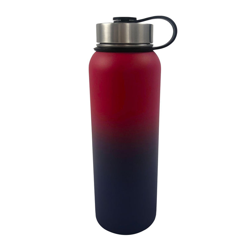 Verpeak 40oz Vacuum Insulated Water Bottle 3 Lids Straw Red Purple VP-IWB-101-HL Payday Deals