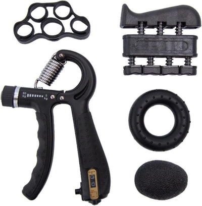 VERPEAK 5 in 1 Hand Grips, Adjustable Hand Grip Strengthener Kit with Carry Bag Payday Deals