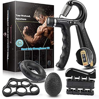 VERPEAK 5 in 1 Hand Grips, Adjustable Hand Grip Strengthener Kit with Carry Bag Payday Deals