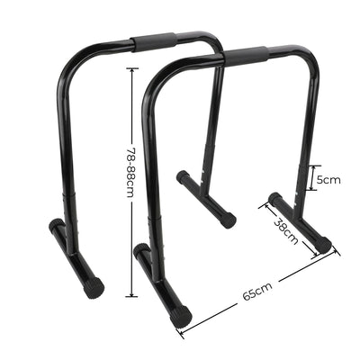 VERPEAK Adjustable Parallel Bar (1Pair) Payday Deals