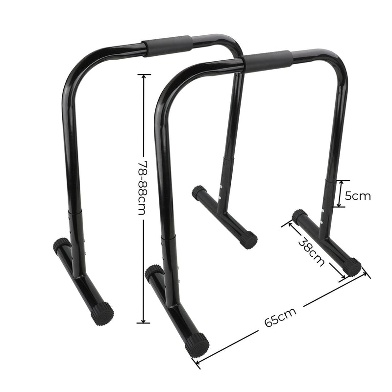 VERPEAK Adjustable Parallel Bar (1Pair) Payday Deals