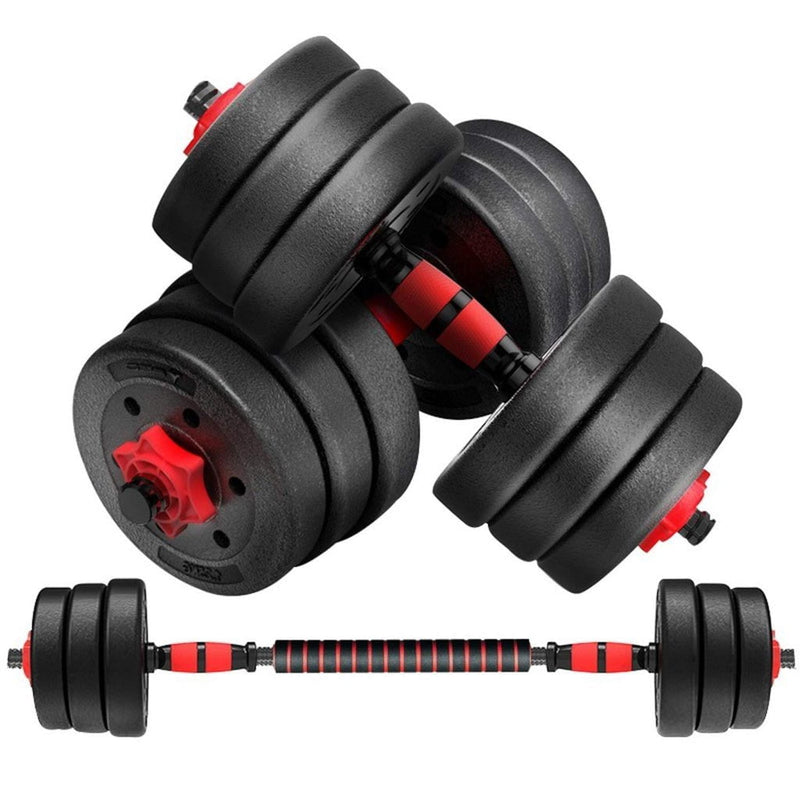 VERPEAK Adjustable Rubber Dumbbell 10kg VP-DB-126-CH / VP-DB-126-LX Payday Deals