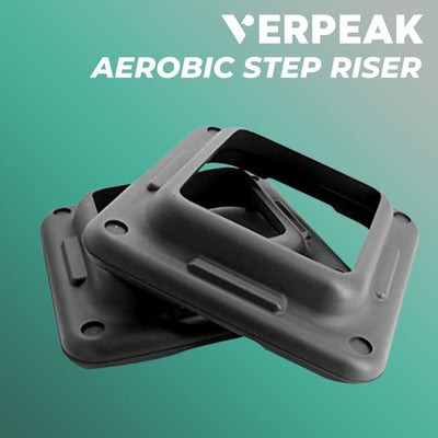 VERPEAK Aerobic Step Riser 4pcs Black VP-AS-109-AC Payday Deals