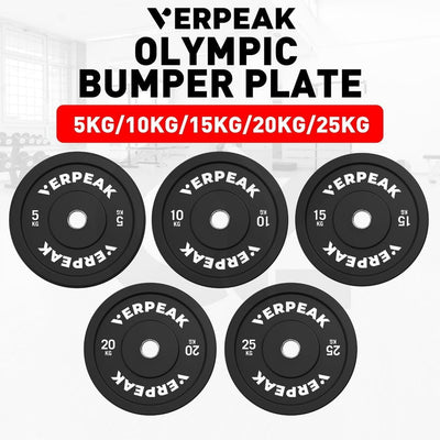 VERPEAK Black Bumper weight plates-Olympic (15kgx1) VP-WP-102-FP / VP-WP-102-LX Payday Deals