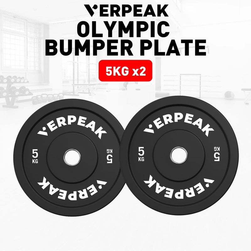 VERPEAK Black Bumper weight plates-Olympic (15kgx1) VP-WP-102-FP / VP-WP-102-LX Payday Deals