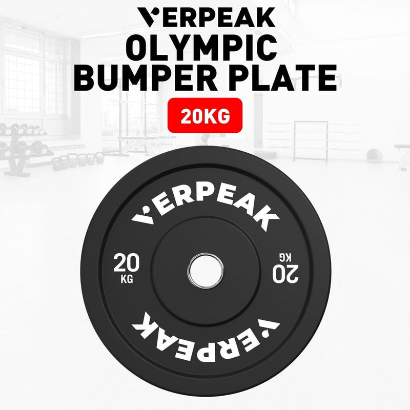 VERPEAK Black Bumper weight plates-Olympic (15kgx1) VP-WP-102-FP / VP-WP-102-LX Payday Deals