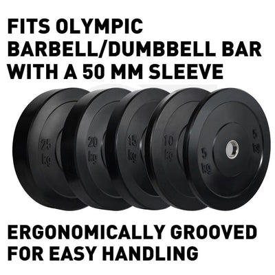 VERPEAK Black Bumper weight plates-Olympic (15kgx1) VP-WP-102-FP / VP-WP-102-LX Payday Deals