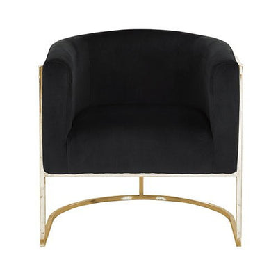 Vinatge Arm Chair Black Velvet Payday Deals