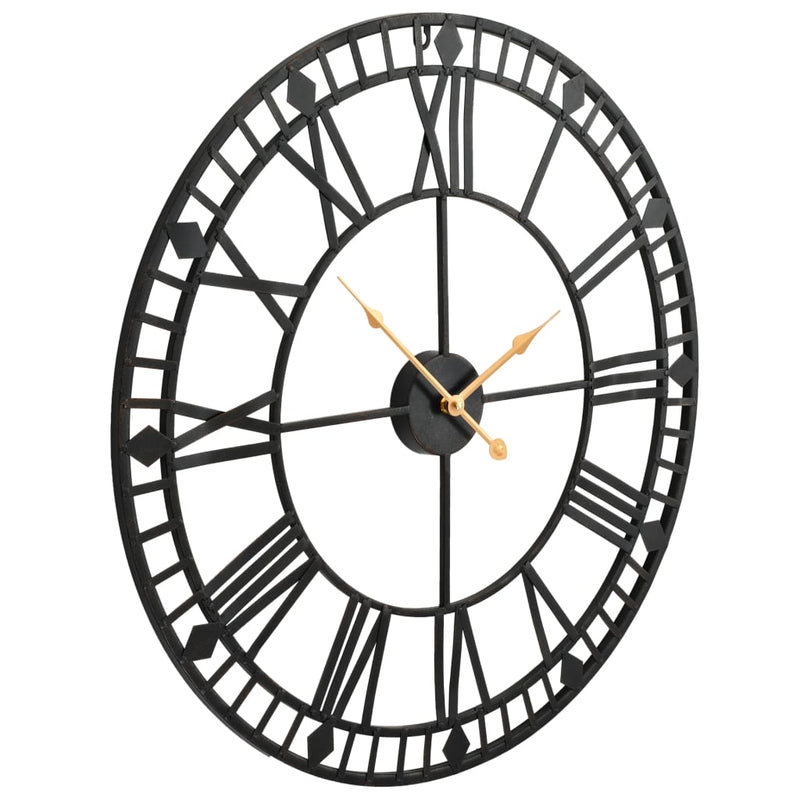 Vintage Wall Clock with Quartz Movement Metal 60 cm XXL Payday Deals