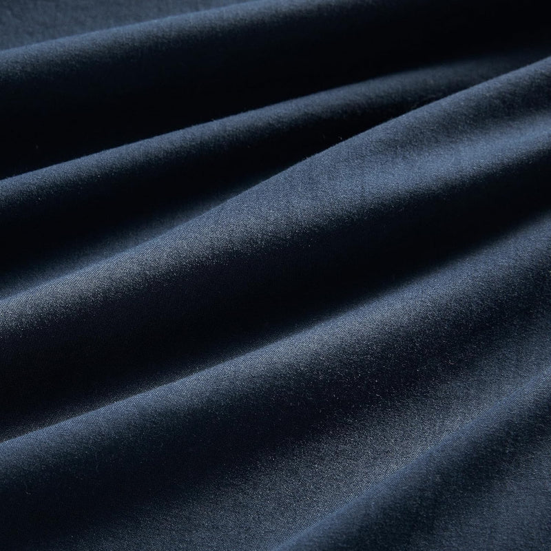 Vintage Washed Microfibre Sheet Set with 1 Pillowcase - Navy - King Single Payday Deals