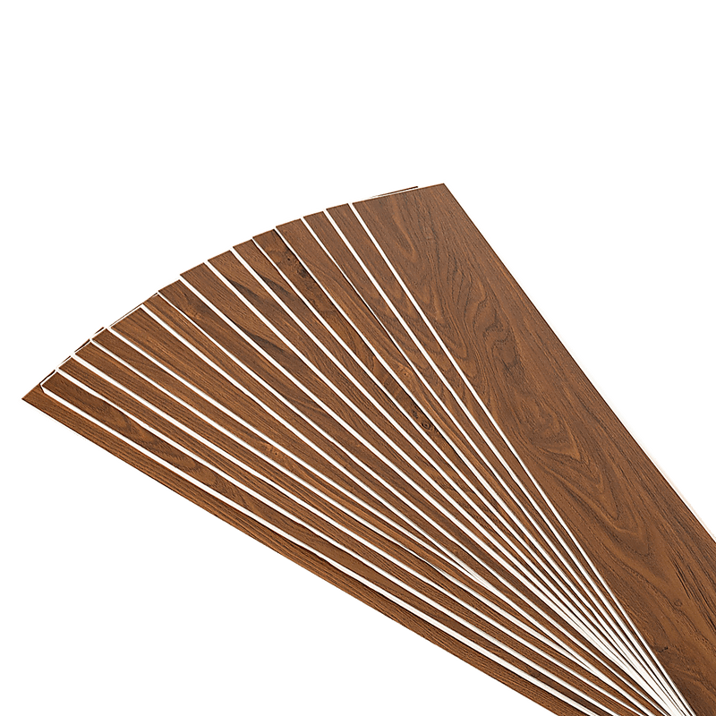 Vinyl Floor Tiles Self Adhesive Flooring Teak Wood Grain 16 Pack 2.3SQM Payday Deals