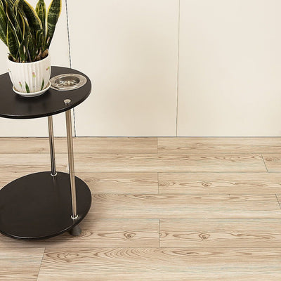 Vinyl Floor Tiles Self Adhesive Flooring Water Dyed Walnut Black Wood Grain 16 Pack 2.3SQM Payday Deals