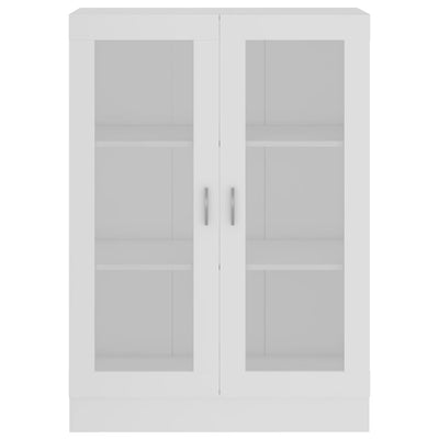 Vitrine Cabinet White 82.5x30.5x115 cm Engineered Wood Payday Deals
