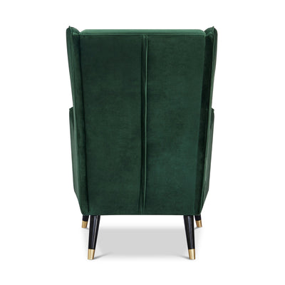 Vivian Accent Sofa Arm Chair Fabric Uplholstered Lounge Couch - Green Payday Deals