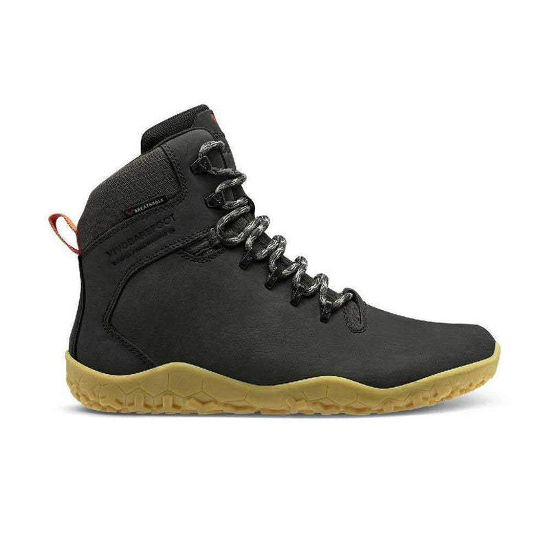 Vivobarefoot Mens Tracker II FG Obsidian High Boots Shoes Waterproof - Black Payday Deals