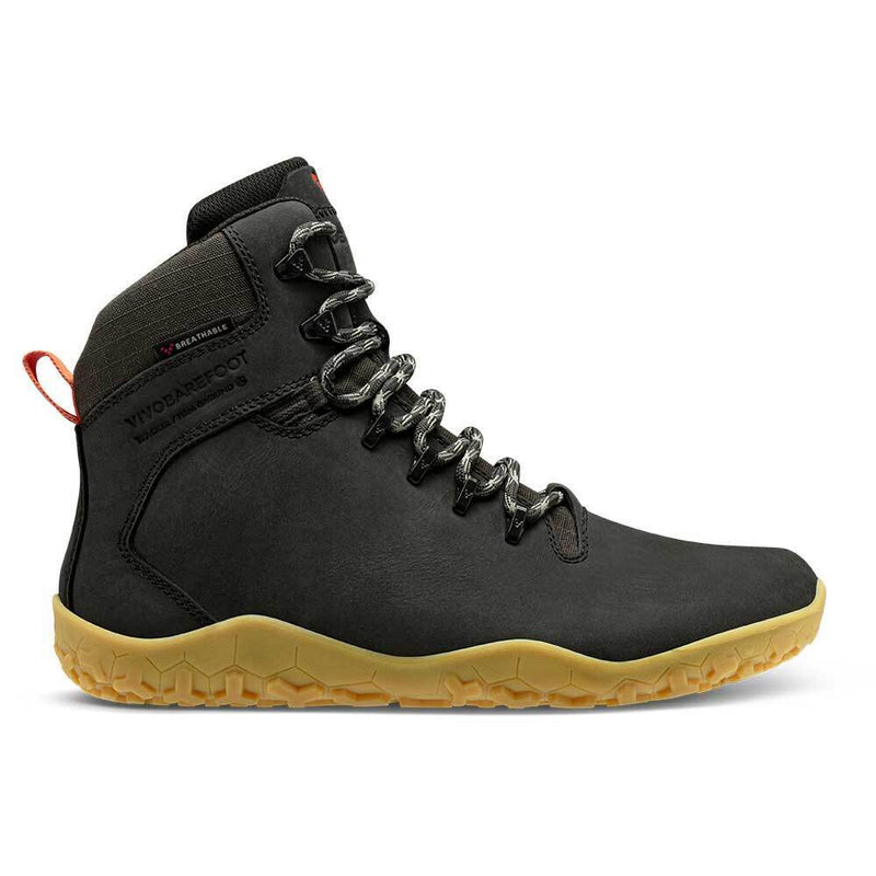 Vivobarefoot Womens Tracker II FG Obsidian High Boots Shoes Waterproof - Black Payday Deals