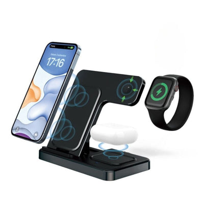 VOCTUS 3 in 1 Wireless Charger VT-WC -100-GY Payday Deals