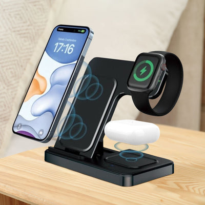 VOCTUS 3 in 1 Wireless Charger VT-WC -100-GY Payday Deals