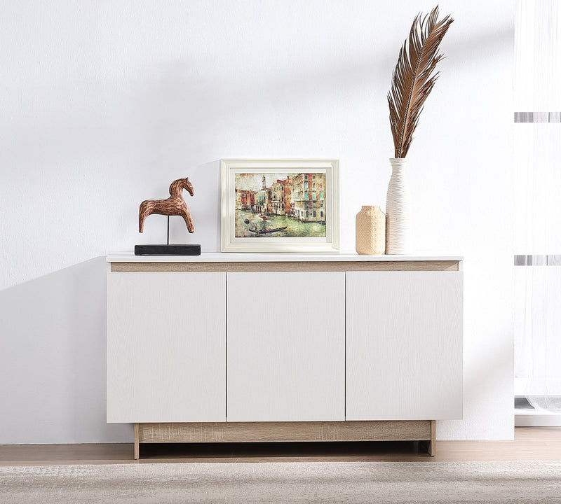 Vogue 3 Door Sideboard Buffet Table | Minimalist and Contemporary Design Payday Deals