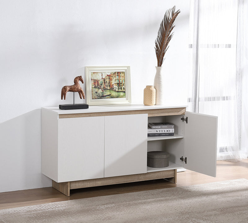 Vogue 3 Door Sideboard Buffet Table | Minimalist and Contemporary Design Payday Deals