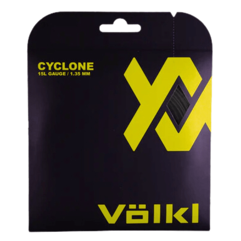 Volkl Cyclone Black 15 L Tennis String 1.35mm (12 M Set) Payday Deals