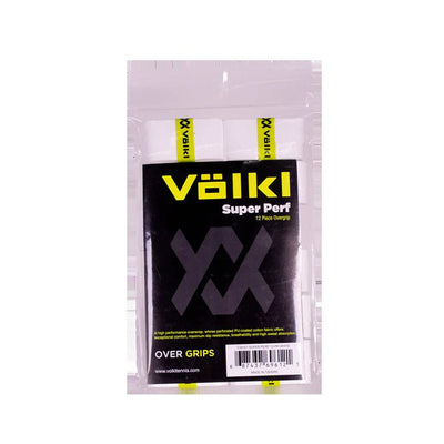 Volkl Super Perf 12 Pack Over Grips Tennis Bulk - White Payday Deals