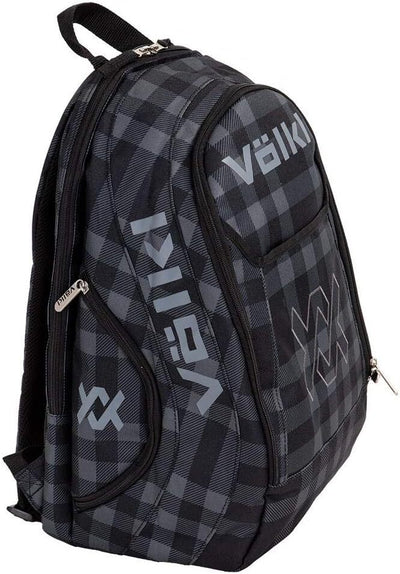 Volkl Team Tennis Backpack Bag Racquet Racket V79303 - Plaid Black Payday Deals