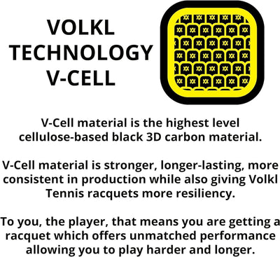 VOLKL V-CELL 10 (300g) Tennis Racquet - Unstrung - 4 1/2 Payday Deals
