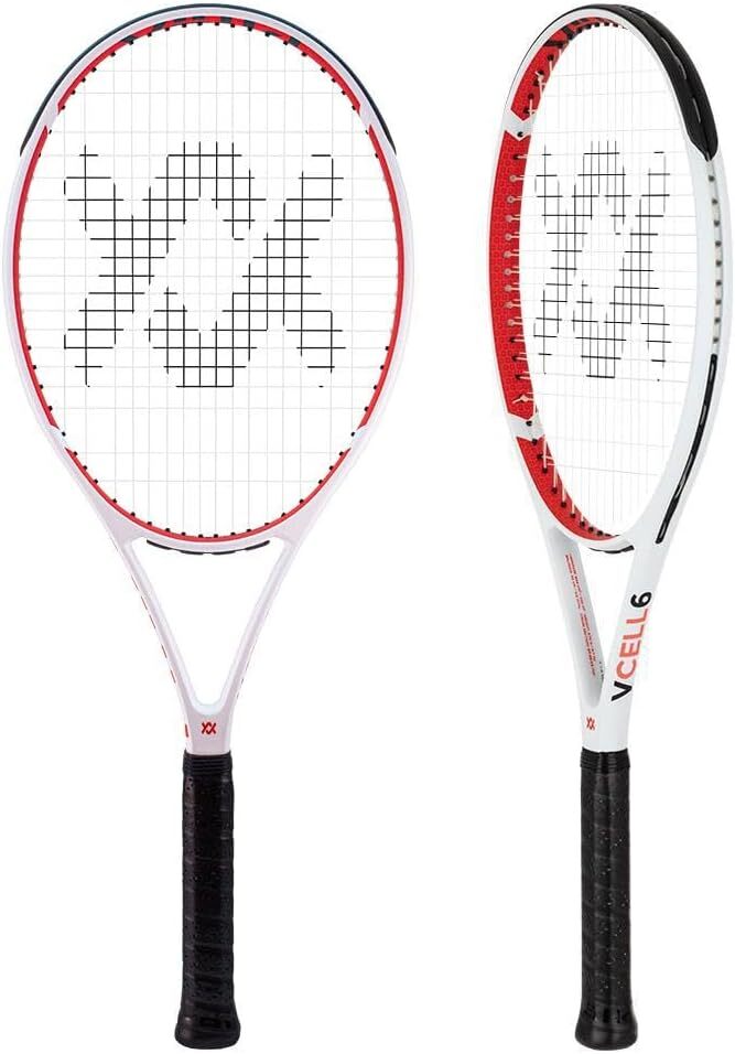 VOLKL V-CELL 6 Tennis Racquet - Fully Strung Racket & Free Dampener Payday Deals