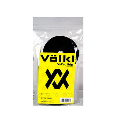 VOLKL V-Tac Overgrip Bulk Tennis Badminton Squash Over Grip - Black (30 Pack) Payday Deals