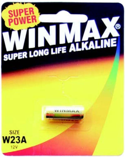 W23A Alkaline Batteries Super Long Life 12V Battery - 1 Pack