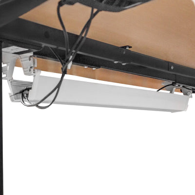 WalkingPad C2 Treadmill + ErgoDesk Automatic Standing Desk 1500mm in Oak/Black + Cable Management Tray Payday Deals