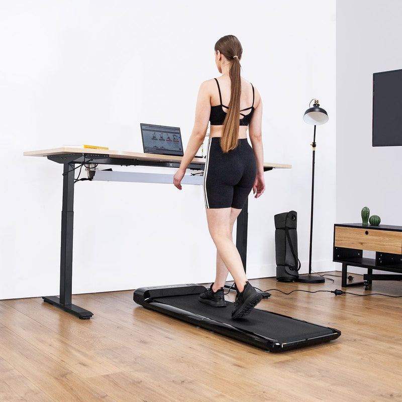 Walkingpad™ M2 Treadmill with Dual Motor Automatic Standing Desk 150cm in Oak/Black Payday Deals