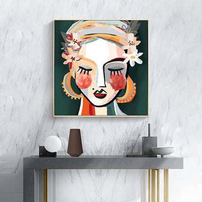 Wall Art 40cmx40cm Sophie II Gold Frame Canvas Payday Deals