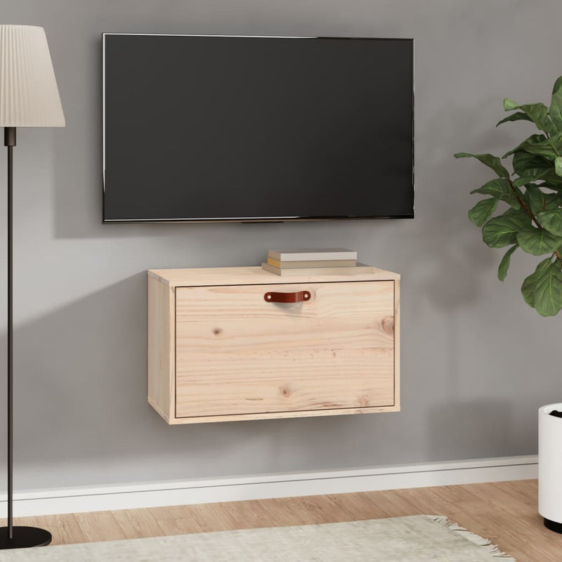 Wall Cabinet 60x30x35 cm Solid Wood Pine Payday Deals