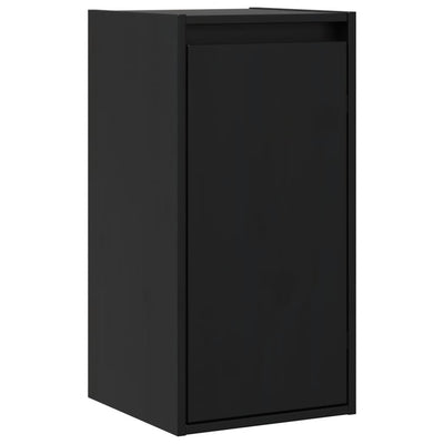 Wall Cabinet Black 30x30x60 cm Solid Wood Pine Payday Deals