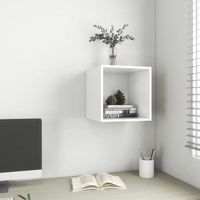 Wall Cabinet White 37x37x37 cm Engineered Wood Payday Deals