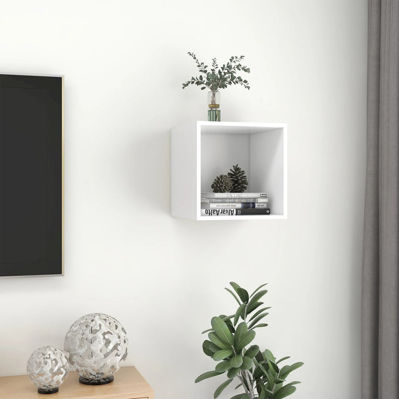 Wall Cabinet White 37x37x37 cm Engineered Wood Payday Deals