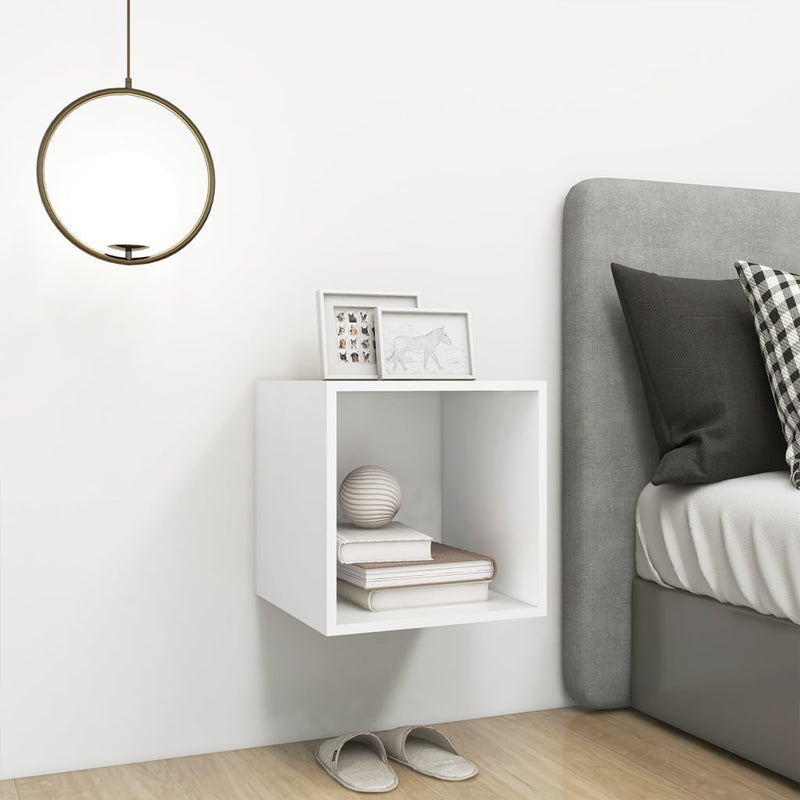 Wall Cabinet White 37x37x37 cm Engineered Wood Payday Deals