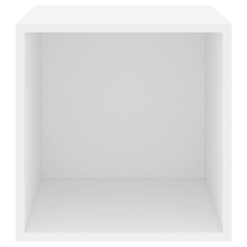 Wall Cabinet White 37x37x37 cm Engineered Wood Payday Deals