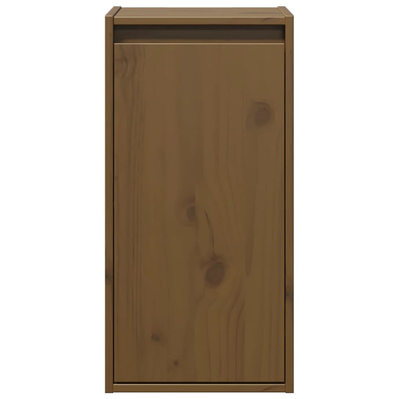 Wall Cabinets 2 pcs Honey Brown 30x30x60 cm Solid Wood Pine Payday Deals