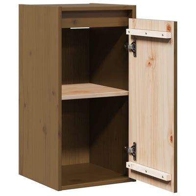Wall Cabinets 2 pcs Honey Brown 30x30x60 cm Solid Wood Pine Payday Deals