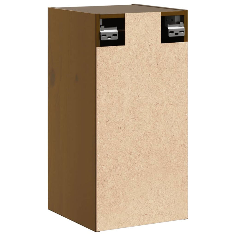 Wall Cabinets 2 pcs Honey Brown 30x30x60 cm Solid Wood Pine Payday Deals