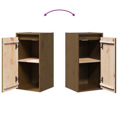 Wall Cabinets 2 pcs Honey Brown 30x30x60 cm Solid Wood Pine Payday Deals